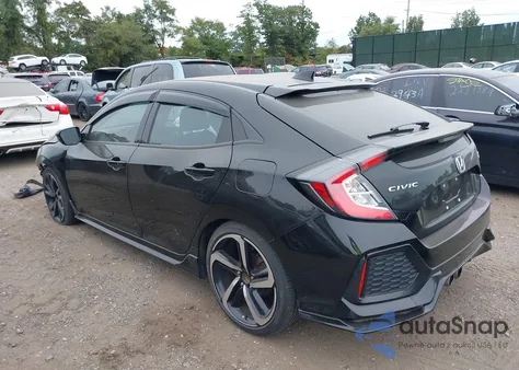 2017 Honda Civic Sport Touring z USA, uszkodzony, nr VIN SHHFK7H99HU417936